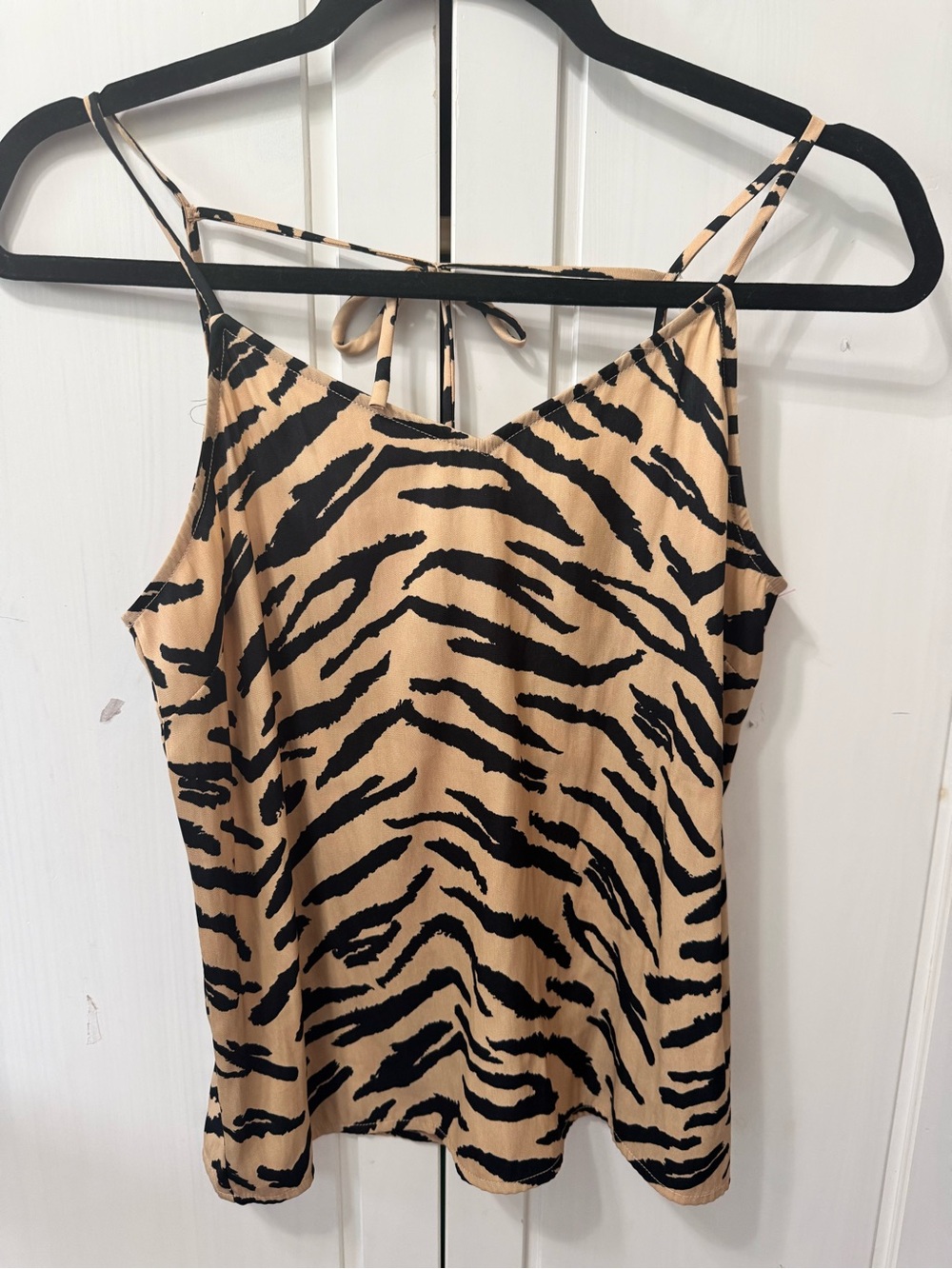Maurices Tan Zebra Print Spaghetti Strap Cami XS. NWT - Picture 3 of 5